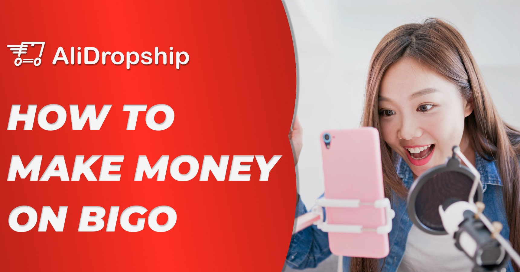 Main and featured image for an article about how to make money on bigo